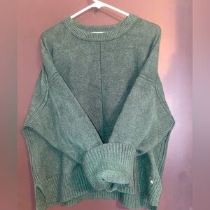 Women's DKNY emerald Green Sweater loose fit super soft size large